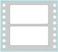 Tico TAB1-0722, Wit, Zelfklevend printerlabel, A4, Permanent, Universeel, Rechthoek