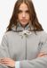 Superdry - Athletic Essential oversized hoodie met rits - Dames - Grijs gemêleerd