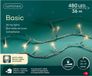 Lumineo Basic rice lights 480led 36m warm white transparant snoer