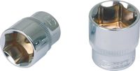 KS Tools 918.1512 1/4" CHROMEplus Dopsleutel, zeskant, 3/16"