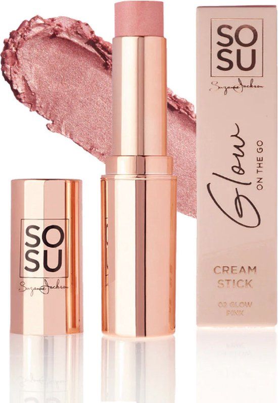 SOSU by SJ Cream Stick Blush Rose - 45g - Vegan - Rose