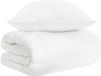 vidaXL - Deken - Set - 2 - st - Wit - Bamboevezel