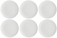 Porcellana Momenti Set of 6 Cake Plates - White 18 cm