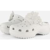 Crocs Crocs Classic Platform Clogs Slippers wit