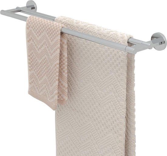 Tiger Noon Handdoekrek dubbel - Chroom - RVS - Modern - 59.9 cm