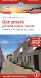 BVA KOMPASS Karten BVA ADFC Radtourenkarte Dänemark, Jütland Süden, Fünen/Denmark, Jutland South, Funen 1:150.000