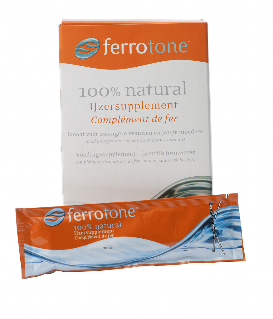 Ferrotone Bronwater Ijzersupplement 14x20ml