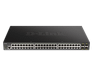 D-Link DGS-1250-52XMP - Netwerk switch - Zwart
