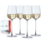 Spiegelau & Nachtmann 4-delige set witte wijnglazen, loodvrij kristalglas, transparant, 4 stuks