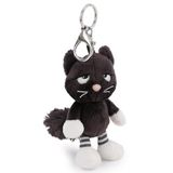 NICI Sleutelhanger Kat 12 cm met Karabijnhaak