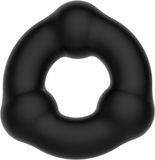 Crazy Bull - Super Soft Siliconen Ring - Model 7 - Zwart