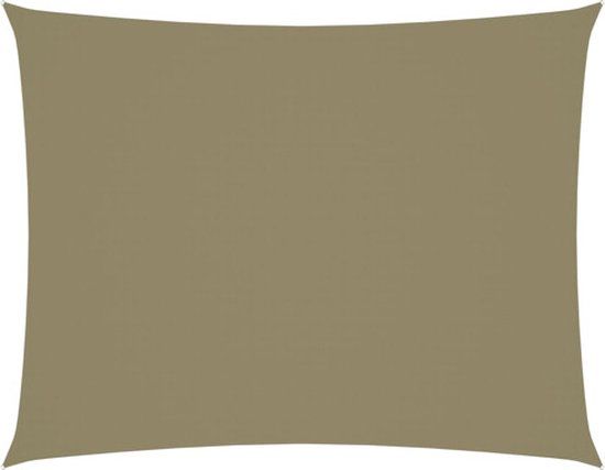 vidaXL Zonnescherm rechthoekig 3,5x4,5 m beige