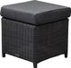 AVH-Collectie AVH Outdoor Tuinmeubelen Voetenbank premium 45x45xH45 cm antraciet
