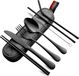 Goodivery ® Set de couverts de voyage en acier inoxydable de 8 pièces pour le camping, les voyages et les déplacements, avec étui