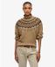 Superdry Fairisle Pull à Col Roulé Femme M