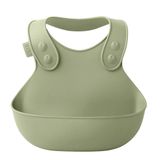 Bibs Plain/regular bib Sage Unisex Baby (0 - 2 years) 6 Months Monochromatic