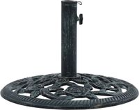 vidaXL Parasolvoet 9 kg 40 cm gietijzer groen