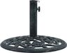 vidaXL Parasolvoet 9 kg 40 cm gietijzer groen