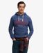 Superdry Sweat à Capuche Homme Vintage Logo Classic Blue Taille: Xxl