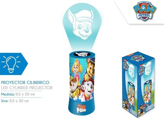 Euroswan Nachtlamp Paw Patrol met projectie (led)