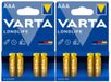 Varta Longlife AAA Blister - 2 x 4 stuks - Voordeelverpakking