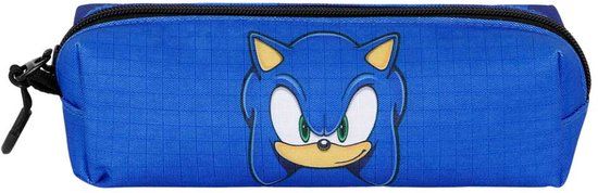 Karactermania - Sonic The Hedgehog - SEGA Sight-FAN vierkante Roletui - Potloden etui - Pennenetui 2.2 - blauw