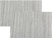 Cosy & Trendy Sets de table - 4x - rectangulaire - tissé noir/blanc - 30 x 45 cm