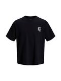 JACK & JONES Shirt 'JJBOYE' zwart / wit