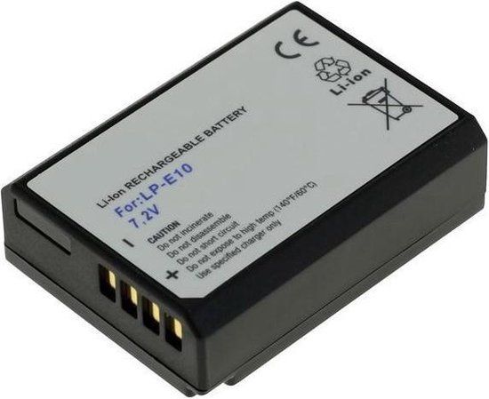 Merkloos Camera accu LP-E10 voor Canon EOS 1200D - 1020 mAh - Li-Ion