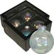 Othmar Decorations Kerstballen 8x - Transparant Parelmoer - Glas - 10 cm