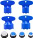 Shenzhen Haorui Industrial Technology Co., Ltd. Clé de régulateur de débit pour robinets - régulateur de débit aérateur - clé de montage pour robinetterie - clé de perlator pour M165-M185 - perlator pour robinets - bleu