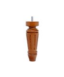 La Fabrique de pieds bedpoten, hout, kersenhout, 15 x 5 x 5 cm, 4 stuks