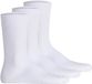Hudson Unisex Sokken Easy 3-Pack Wit 35-38