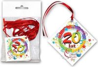 Hanger pour un 20e anniversaire, 20 pièces.