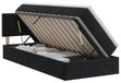 vidaXL Opslag bed met hoofdeinde Zwart 100 x 200 cm Fluweel