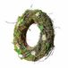 Loberon Couronne de fleurs séchées Vantile brun/vert