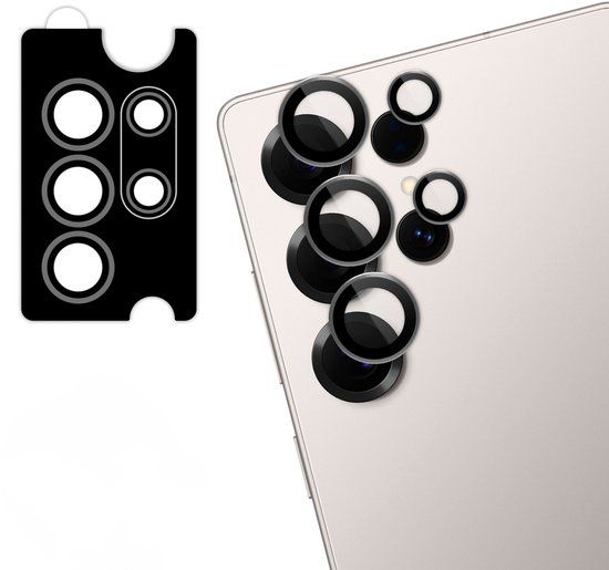 imoshion Camera Lens Protector - Geschikt voor Samsung Galaxy S25 Ultra - 2 Pack - Titanium Gray