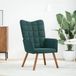 Fauteuil de relaxation Maison Exclusive, vert foncé, velours