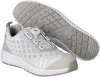 Mascot Chaussures de sécurité basses personnalisées F0650-704 - blanc/gris clair chiné - 36