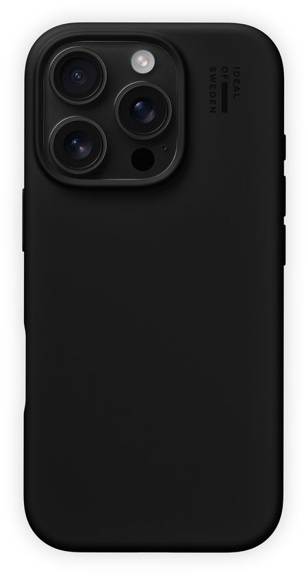 iDeal of Sweden Silicone Case met MagSafe voor de Apple iPhone 16 Pro - Black