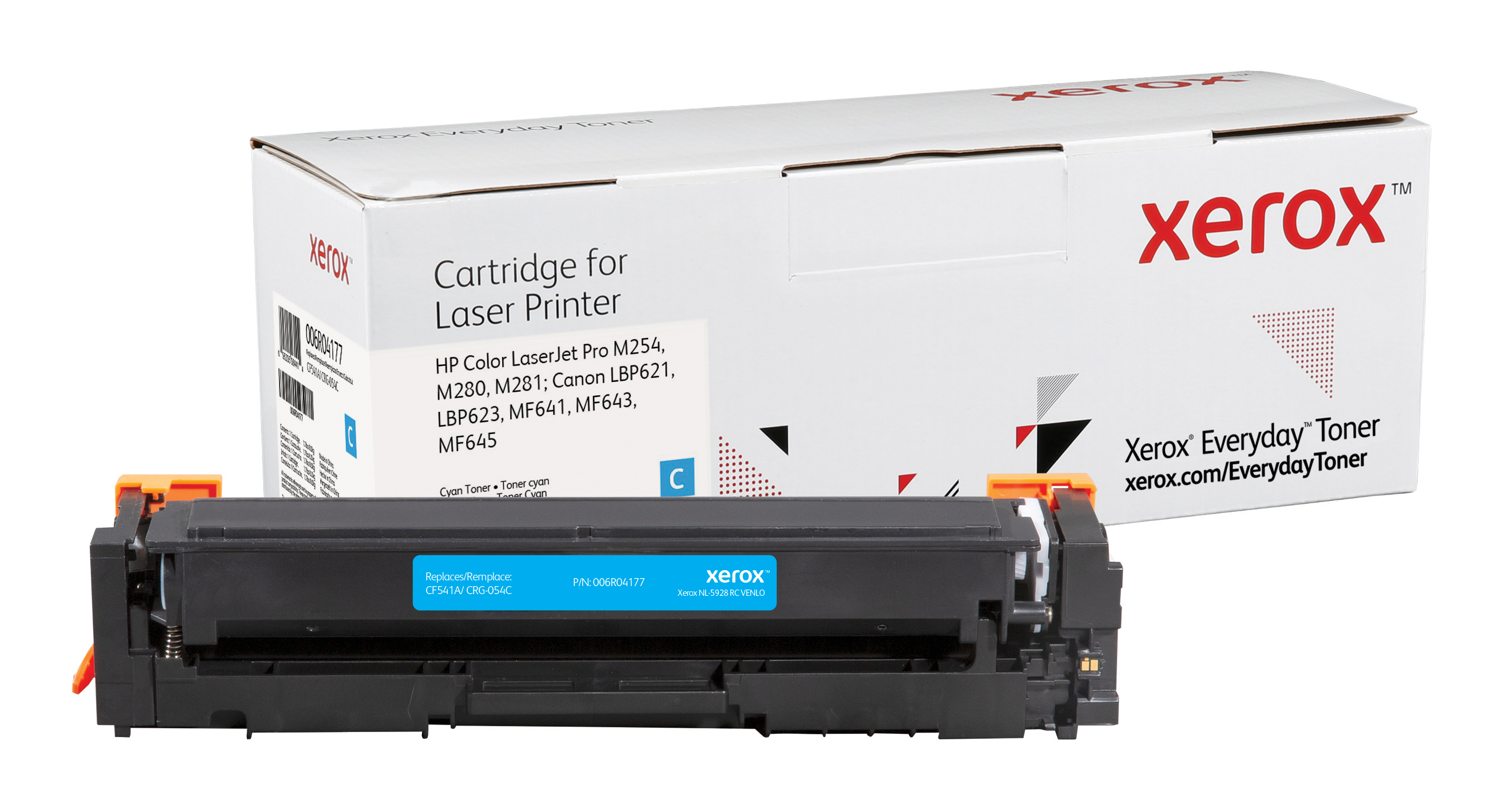 Xerox Everyday Cyaan Toner vervangt de HP 202A (CF541A/CRG-054C)