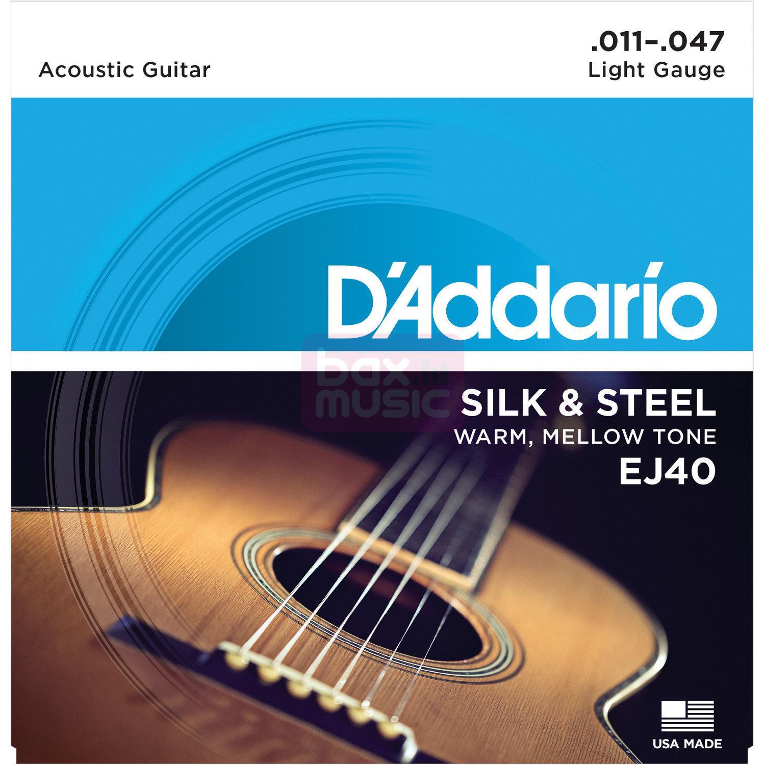 D'ADDARIO Daddario EJ40 snarenset voor akoestische western gitaar