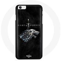 Maniacase Hoesje voor iPhone 4 Game of Thrones Seizoen 8 De IJzeren Troon Huis Stark Logo Winter komt eraan