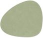 LIND DNA set de table velours côtelé courbe 37x44cm vert olive