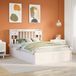 Maison Exclusive - Lit en bois massif sans matelas, blanc, 140x190 cm, en pin