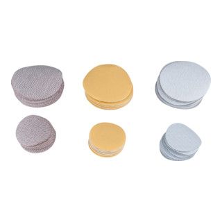 KS Tools Vervangende Schuurpads Korrel 400 Ø 50mm - Set van 10