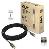 CLUB3D Ultra High Speed HDMI 2.1 AOC Cable - 15m - 4K120Hz/8K60Hz - Black