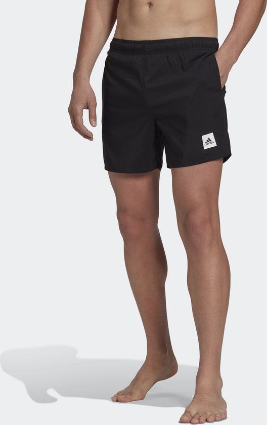 adidas Sportswear Solid Zwemshort - Heren - Zwart - S