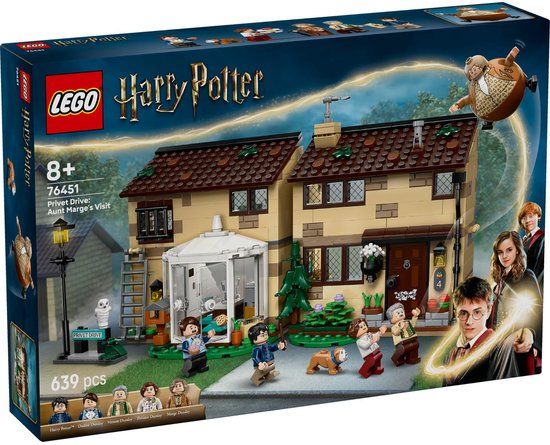 LEGO - Harry Potter LEGO Harry Potter Ligusterlaan: Bezoek van Tante Margot Bouwpakket - 76451
