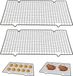 Grilles à pâtisserie rectangulaires - Set de 2 - Acier inoxydable